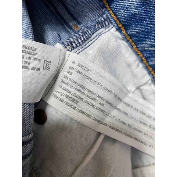 Abercrombie & Fitch The Ankle Straight Ultra High Rise Flare Denim Jeans Size 27 - Picture 5 of 5